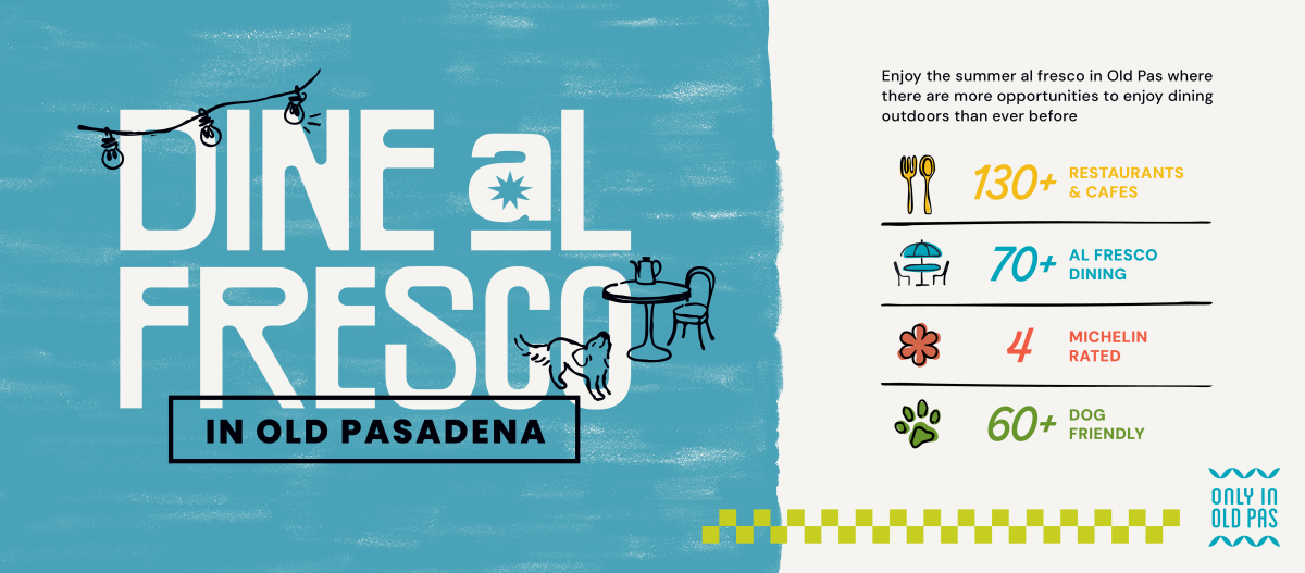 Dine Al Fresco in Old Pasadena