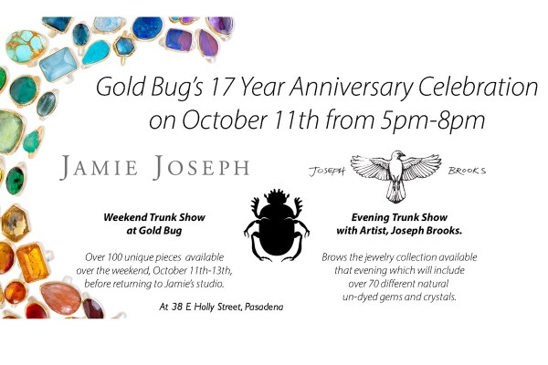 Gold Bug Anniversary October 11 5-8pm