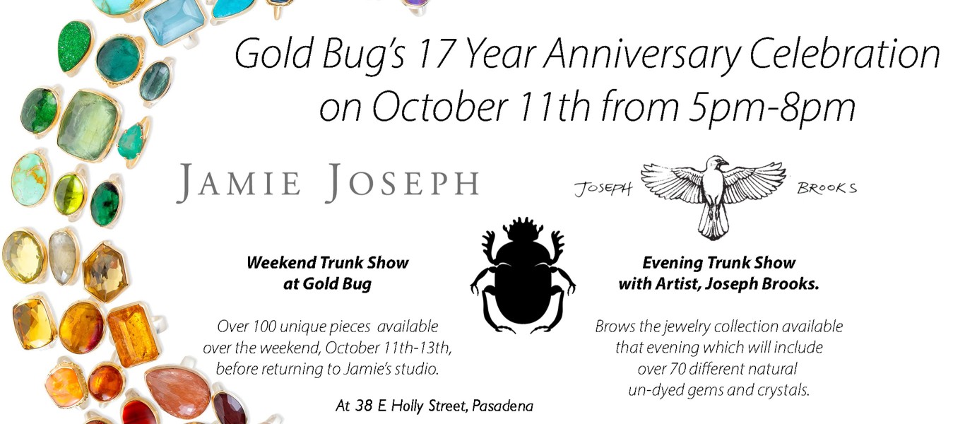 Gold Bug Anniversary October 11 5-8pm